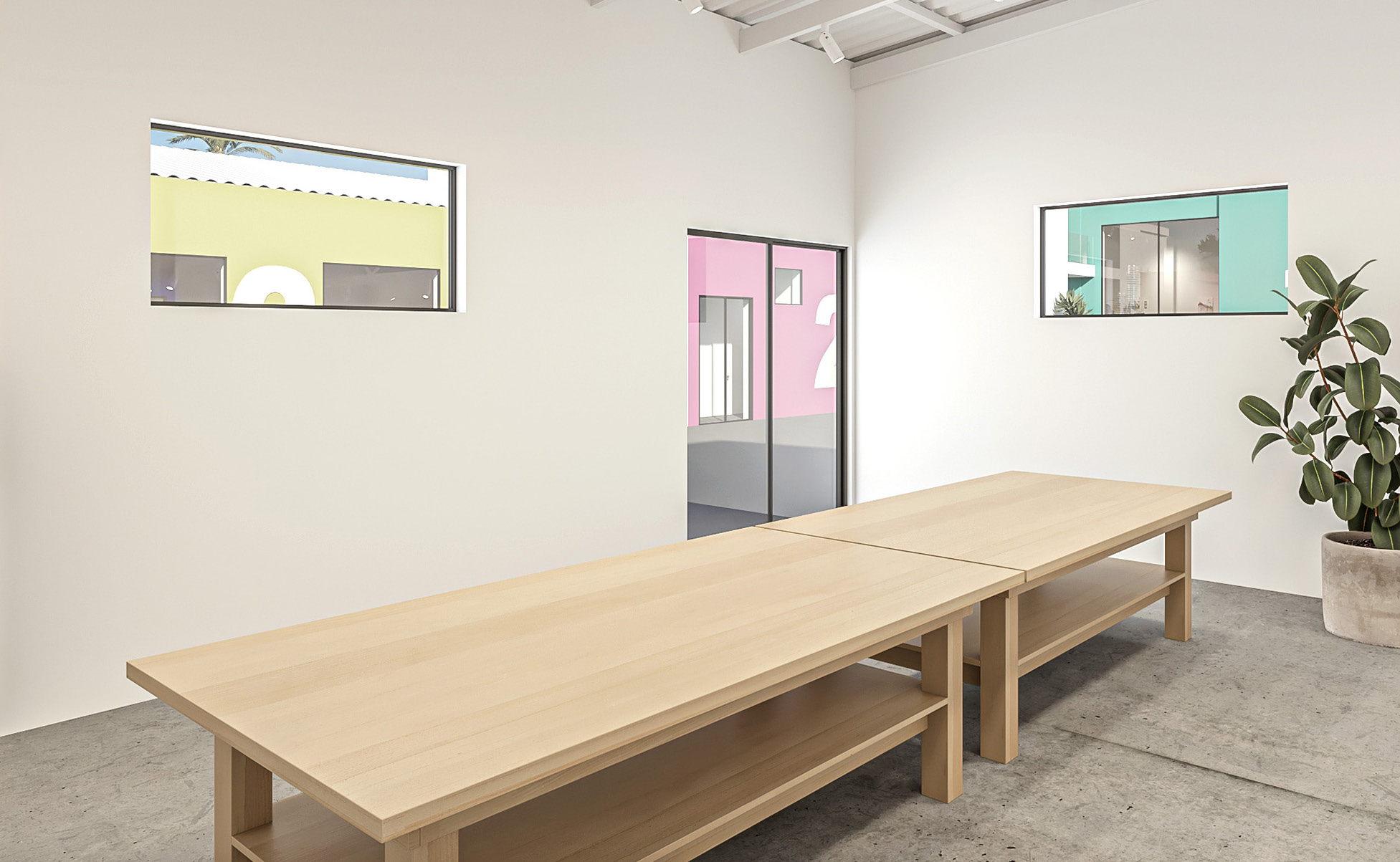 Render del Pabellón 4
